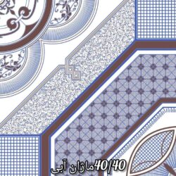 سرامیک 40 در 40 مدل ماژان آبی