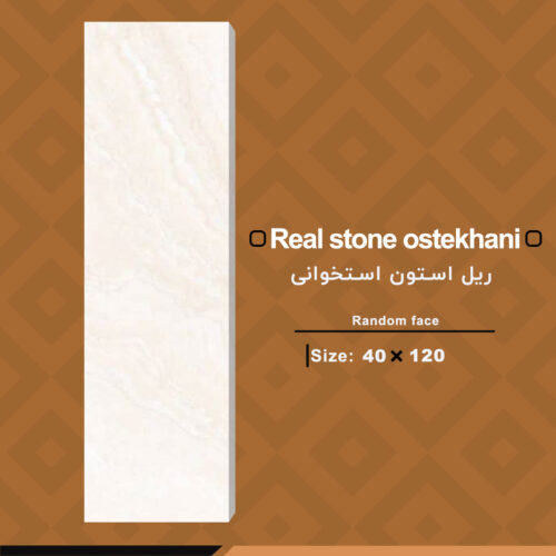 کاشی ریل استون استخوانی 40 در 120