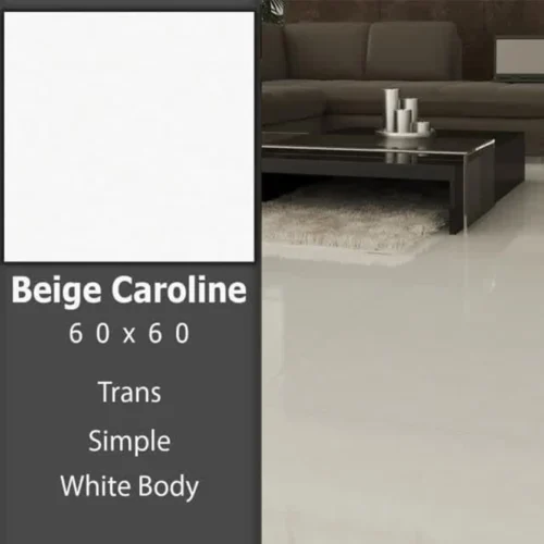 سرامیک 60 در 60 کارولین بژ