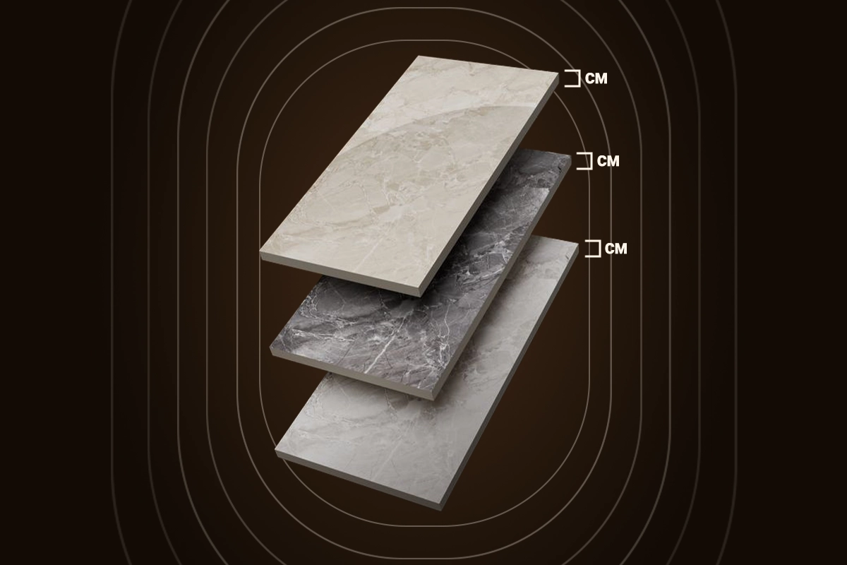 ضخامت کاشی و سرامیک