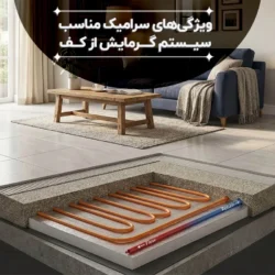 سرامیک مناسب گرمایش از کف چه ویژگی‌هایی دارد؟