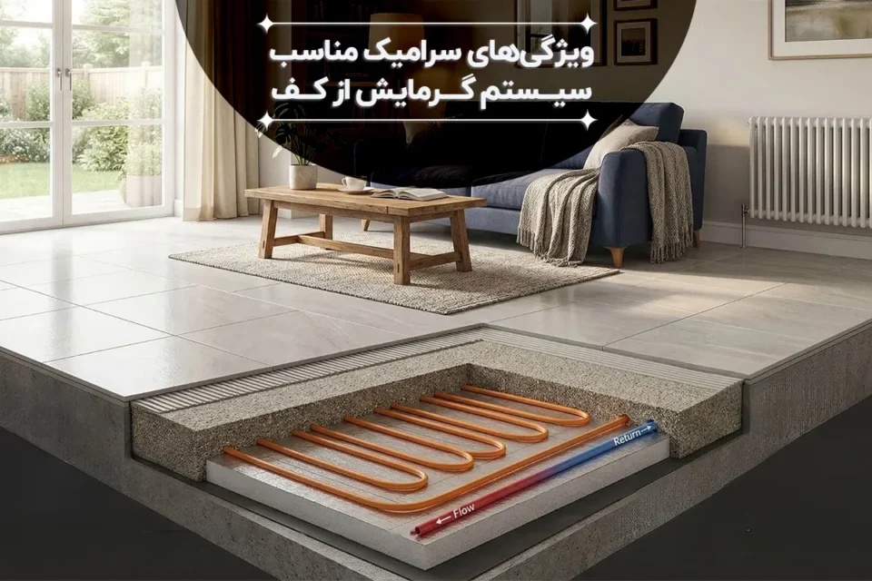 سرامیک مناسب گرمایش از کف
