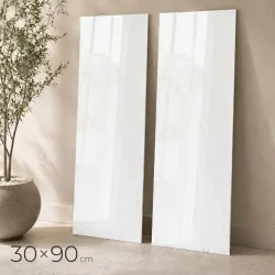 کاشی 30 در 90 سفید براق