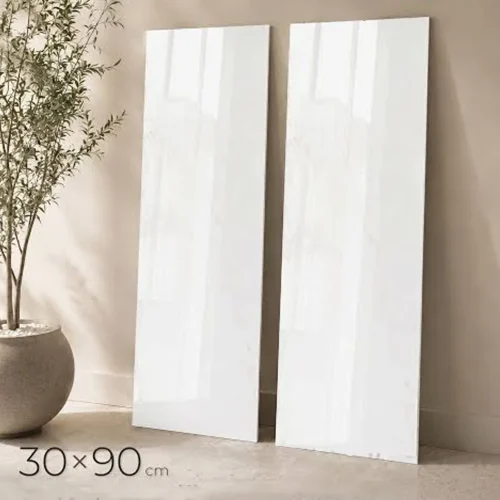 کاشی 30 در 90 سفید براق