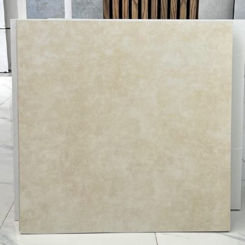 سرامیک 80×80 کرم روشن طرح سنگ