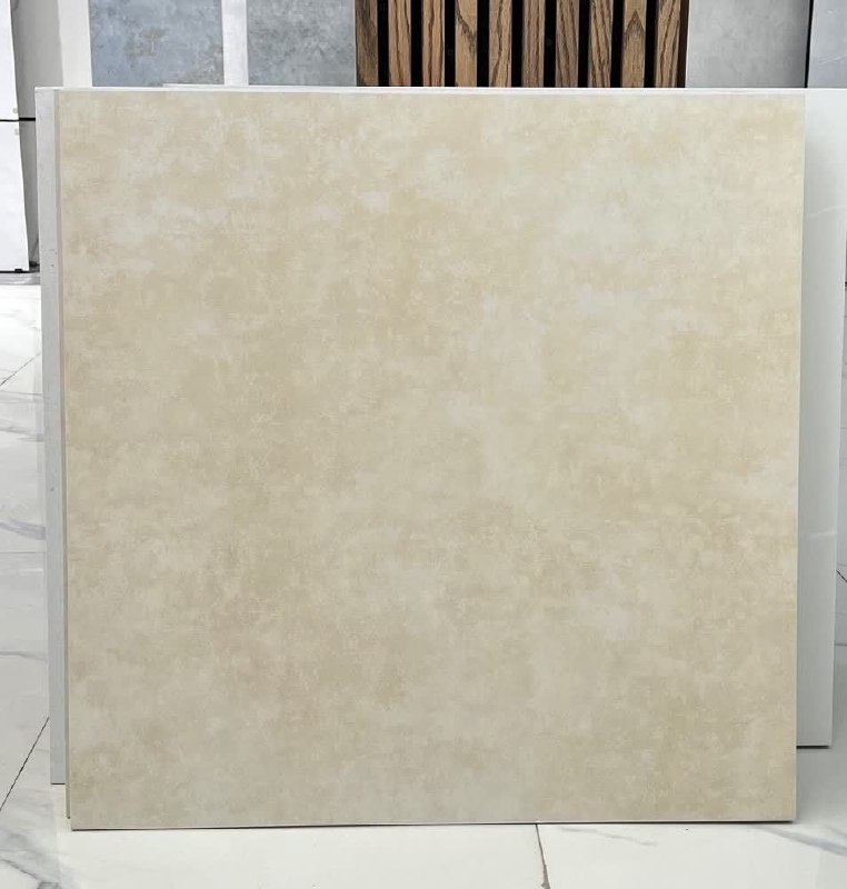 سرامیک 80×80 کرم روشن طرح سنگ